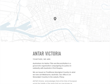 Tablet Screenshot of antarvictoria.org.au